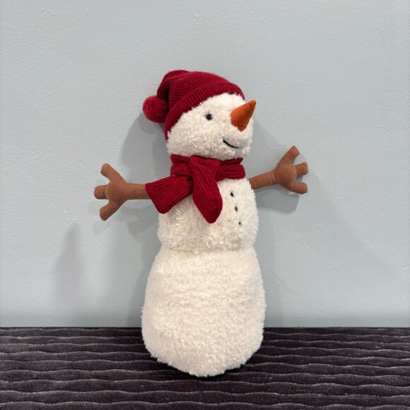 RARE Jellycat Large Teddy Snowman BNWT - Picture 4 of 7